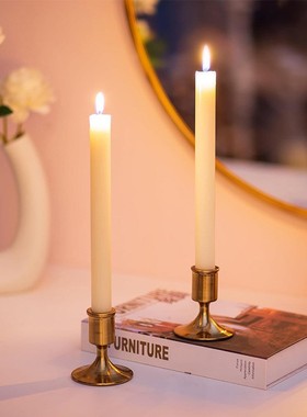 定制法式复古简约铁艺烛台