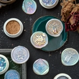 [Отражение] Огненная лакие уплотнение Специальная золотая порошка розовая крема для лаки