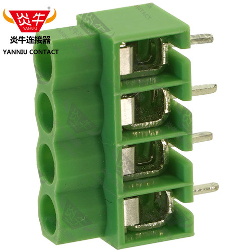 YN166/DG/KF炎牛PCB接线端子5.0mm螺钉式凤凰端子接线柱连接器 - 图2