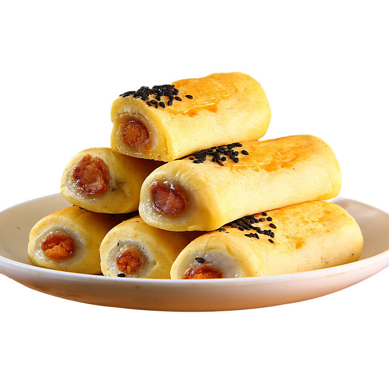 肉松卷夹心雪媚娘整箱早餐咸蛋黄 萌椁鲜传统糕点