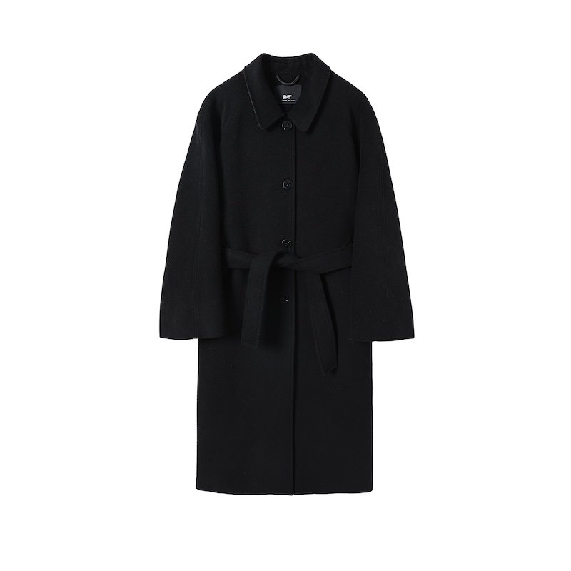 晶咕黑标JGGU【气场女王】中古风复古茧型带腰带羊毛混纺毛呢大衣,淘宝优惠券,粉丝福利购,淘宝优惠卷