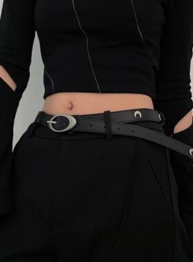 刺毛叔叔女PU合金腰带