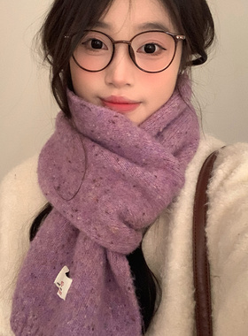 高级感针织围脖保暖显白