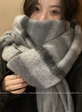 刺毛叔叔秋冬复古韩系女围巾保暖