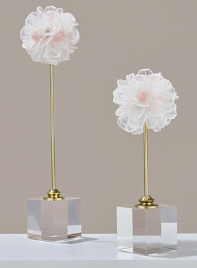 美克美家同款摇戈水晶摆件