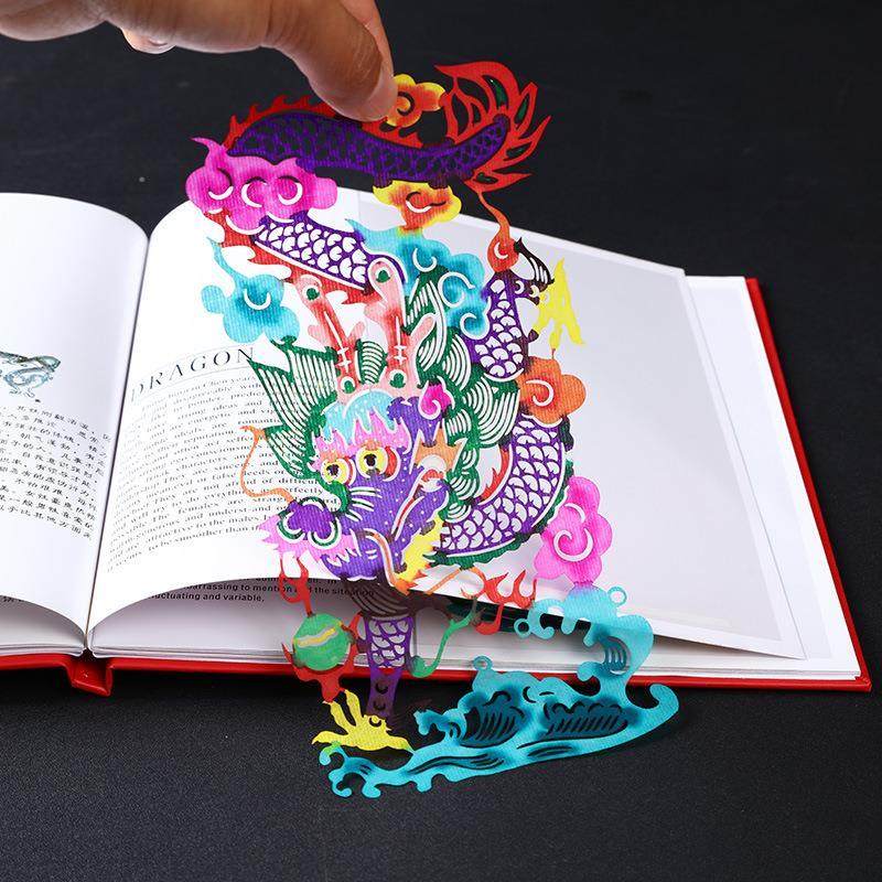 中国特色礼物送老外剪纸画册十二生肖纪念品新年礼物送国外客户的