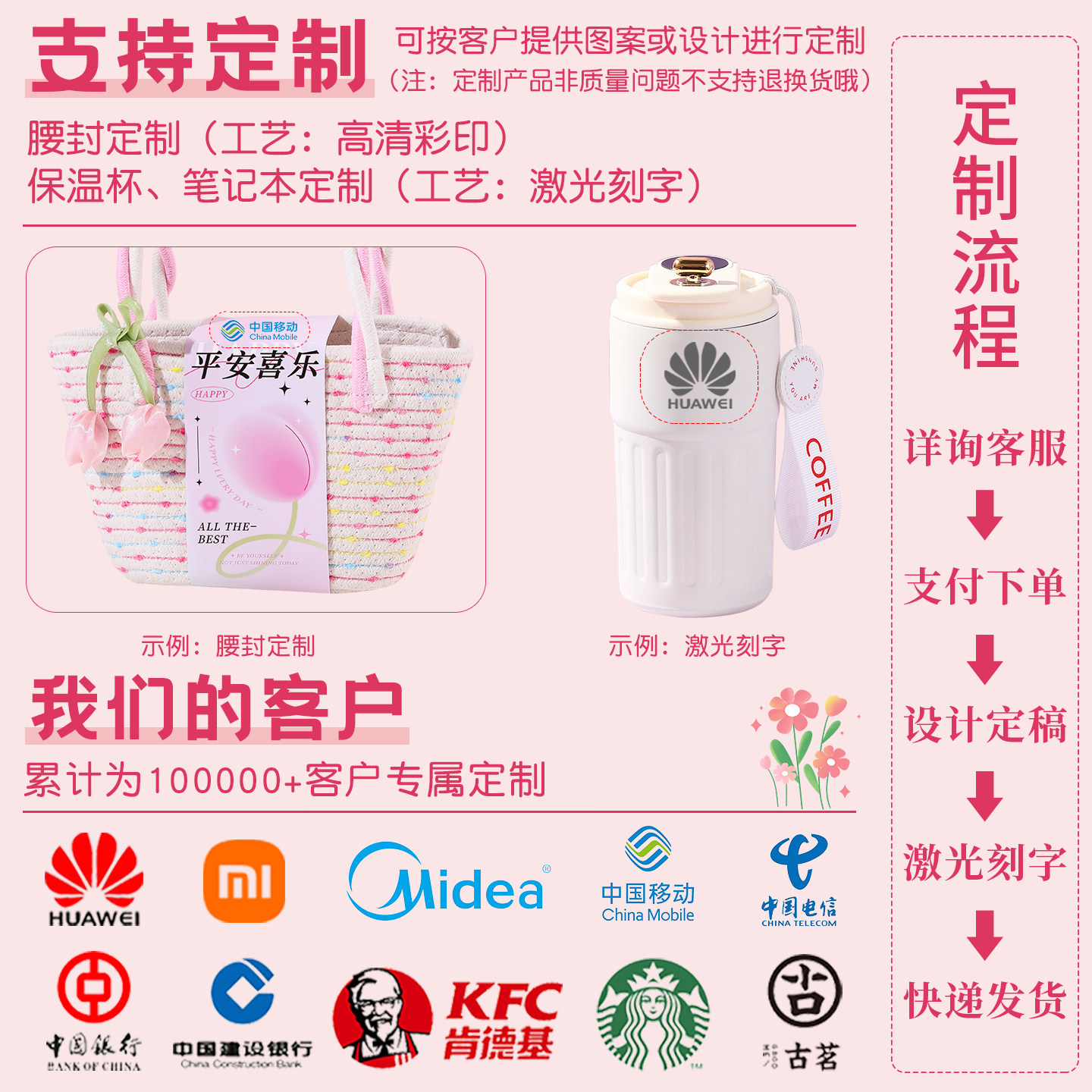 2026新款送客户员工公司活动礼物福利定制logo伴手礼生日团建实用