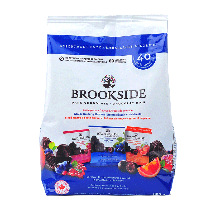 Imported brookside blueberry sandwich chocolate beans