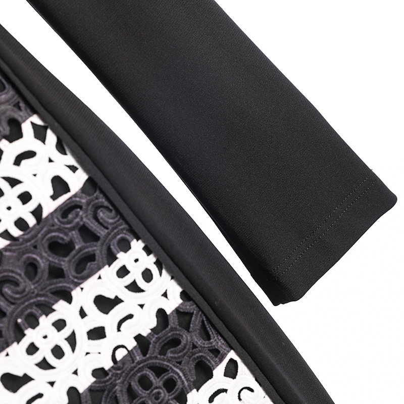 LIANGNUO靓诺黑白蕾丝印花连衣裙LL16141A,淘宝优惠券,粉丝福利购,淘宝优惠卷