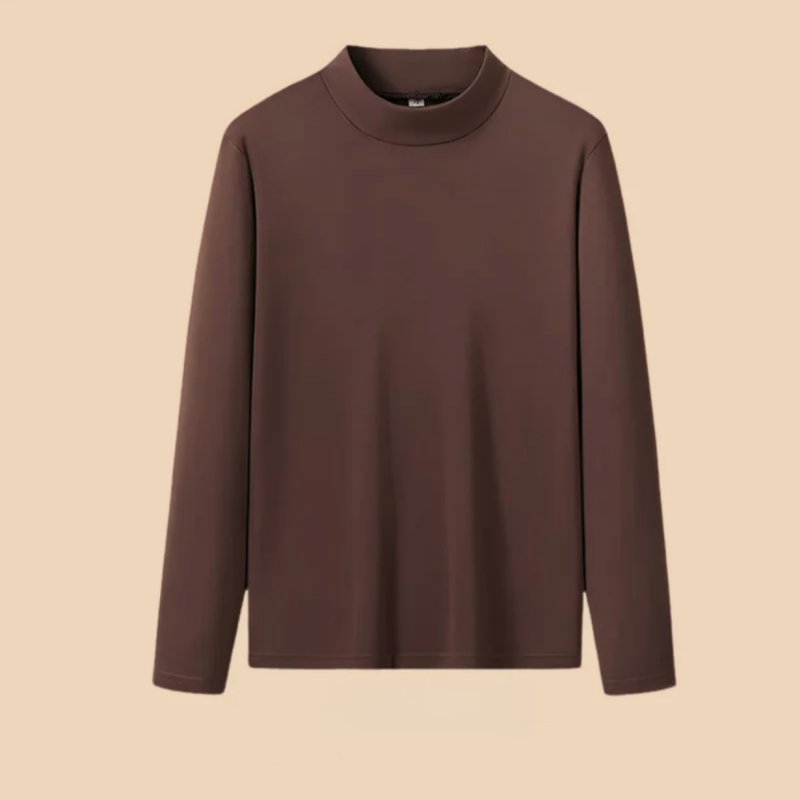 长袖t恤男秋冬季ins潮流时尚内穿简约纯色打底衫修身中领学生上衣,淘宝优惠券,粉丝福利购,淘宝优惠卷