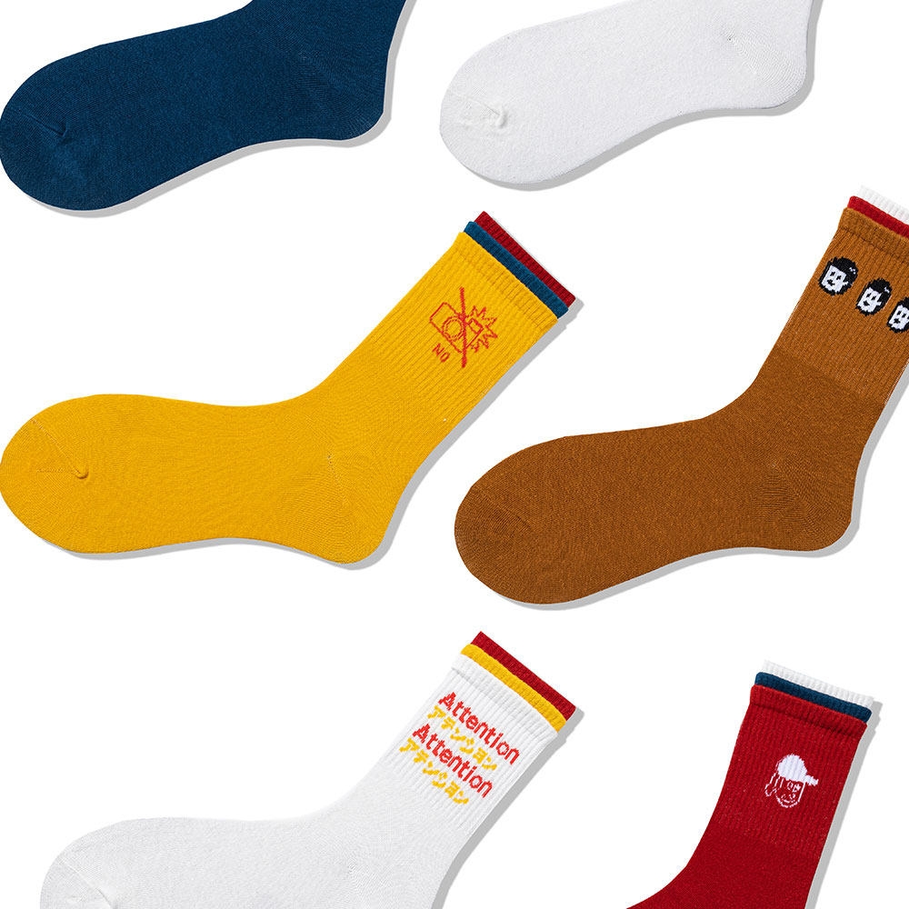 子女潮个性立体螺口中筒日系秋冬袜 gkgw短袜/打底袜/丝袜/美腿袜