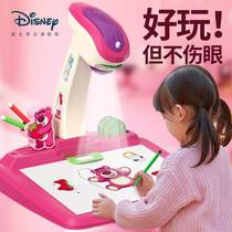 Projection Drawing Board Childrens Intelligent Drawing Projector Machine Painting Table Suit Little Girl Toy Birthday birthday