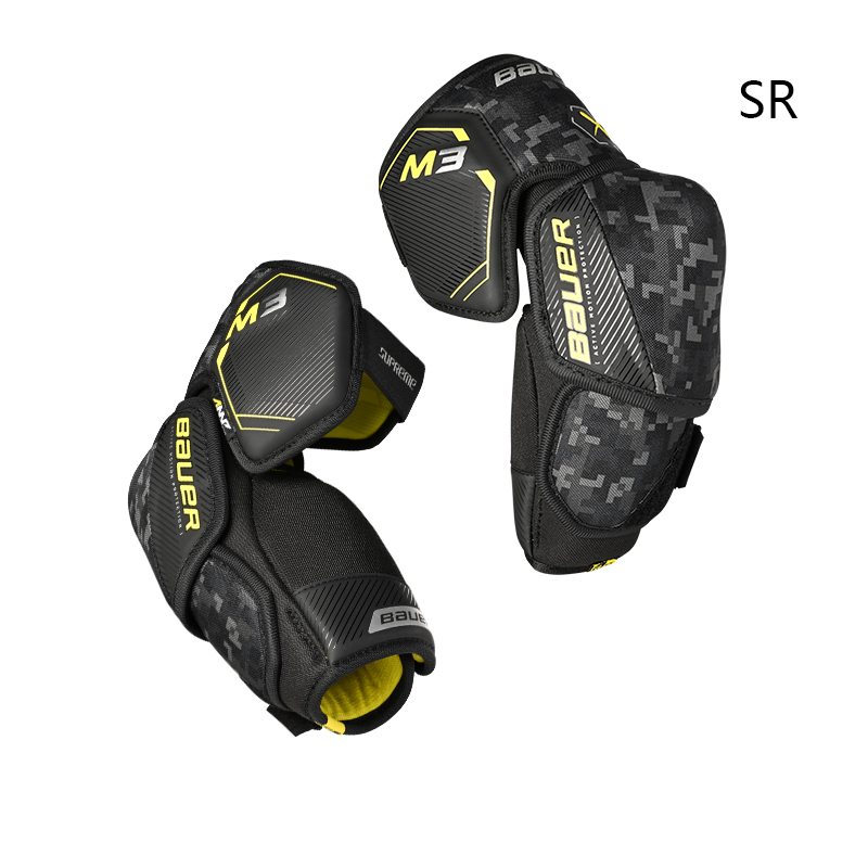 23年BAUER/鲍尔M3冰球护具装备冰上曲棍球护胸护甲护肘护腿护膝 - 图1