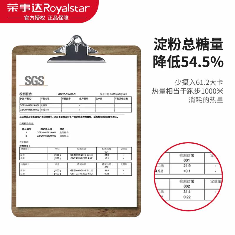 荣事达脱糖家用2l迷你降糖电饭锅 荣事达翰林电饭煲