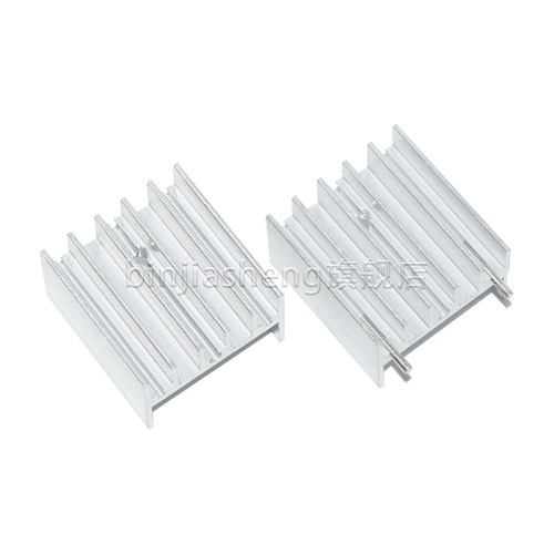 TO-3P T0-247管散热片25*24*16MM带针/不带针银色 芯片专用散热器 - 图0