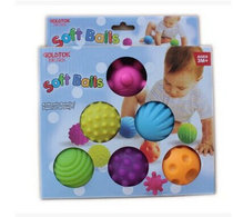  Parenting Game Home Interactive Hand Grip Ball Haptic Perception Softball BBtball Baby Toys 6 Fitting Suits