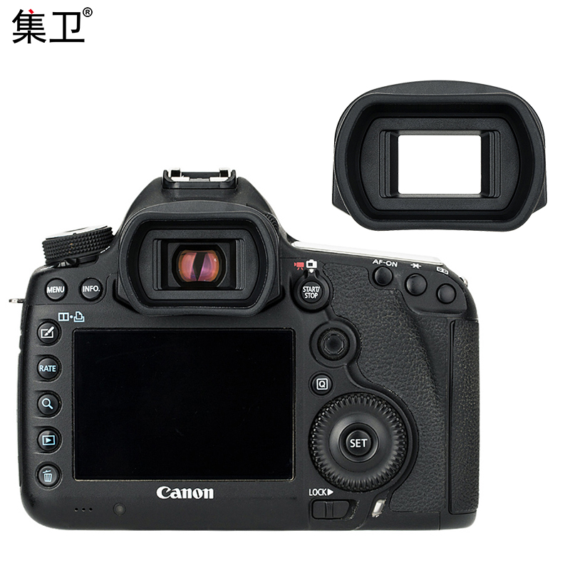 集卫适用于佳能EG眼罩5D3 5D4 5DS 5DSR 7D 7D2 1D3 1DX单反相机保护1DX2 1Ds3取景器护目镜配件加长-图0