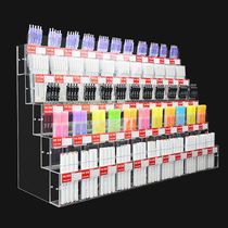 Pen Holder Stationery Shop Display Rack Multilayer Ladder Pagoda Counter Acrylic Transparent Student Pen Holder