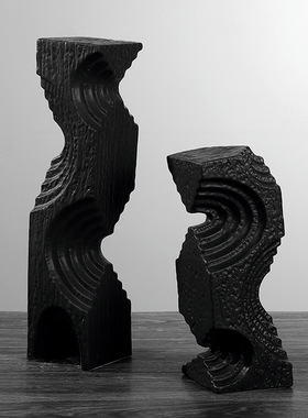 焦点陶瓷简约抽象书房凹凸有致