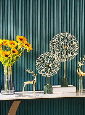 玄关高档轻奢乔迁新居装饰品