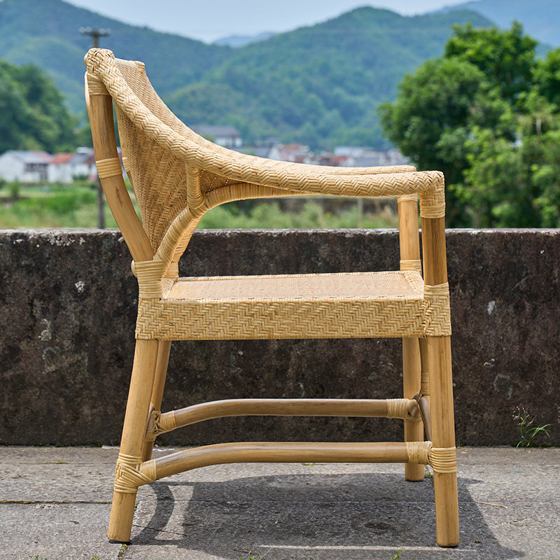 天然真藤高靠背藤椅托腰老人书房家用单人椅天然腾椅藤器藤艺,淘宝优惠券,粉丝福利购,淘宝优惠卷