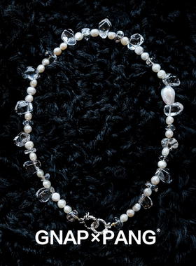 瑞云殿流光白水晶淡水珍珠项链