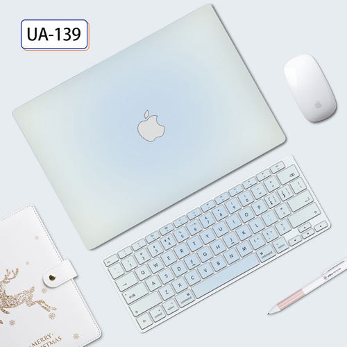 渐变色苹果macbookair电脑保护壳适用13.3寸笔记本2025款简约磨砂pro16外壳macbookair13.6M3透明外壳M4配件 - 图2