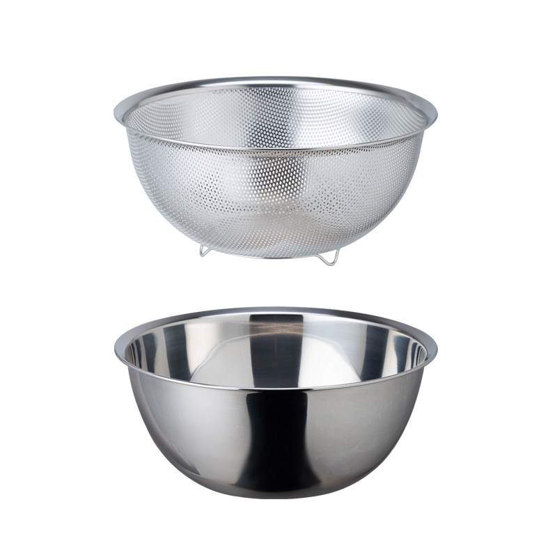 霜山304不锈钢盆子厨房洗菜盆沥水篮家用多功能料理盆打蛋和面盆,淘宝优惠券,粉丝福利购,淘宝优惠卷