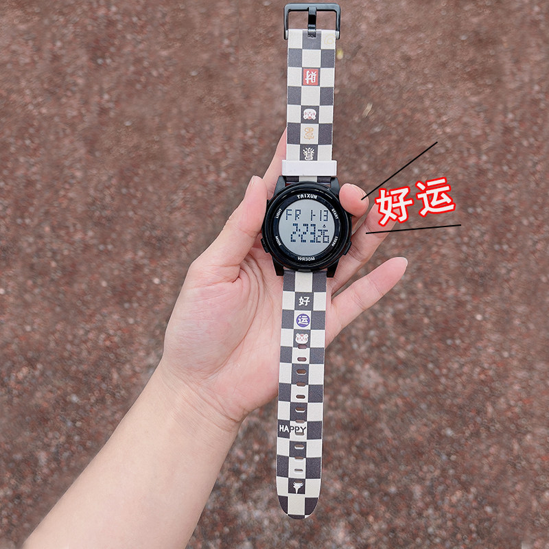 时尚女孩中学生潮流女士机械手表 ertr国产腕表