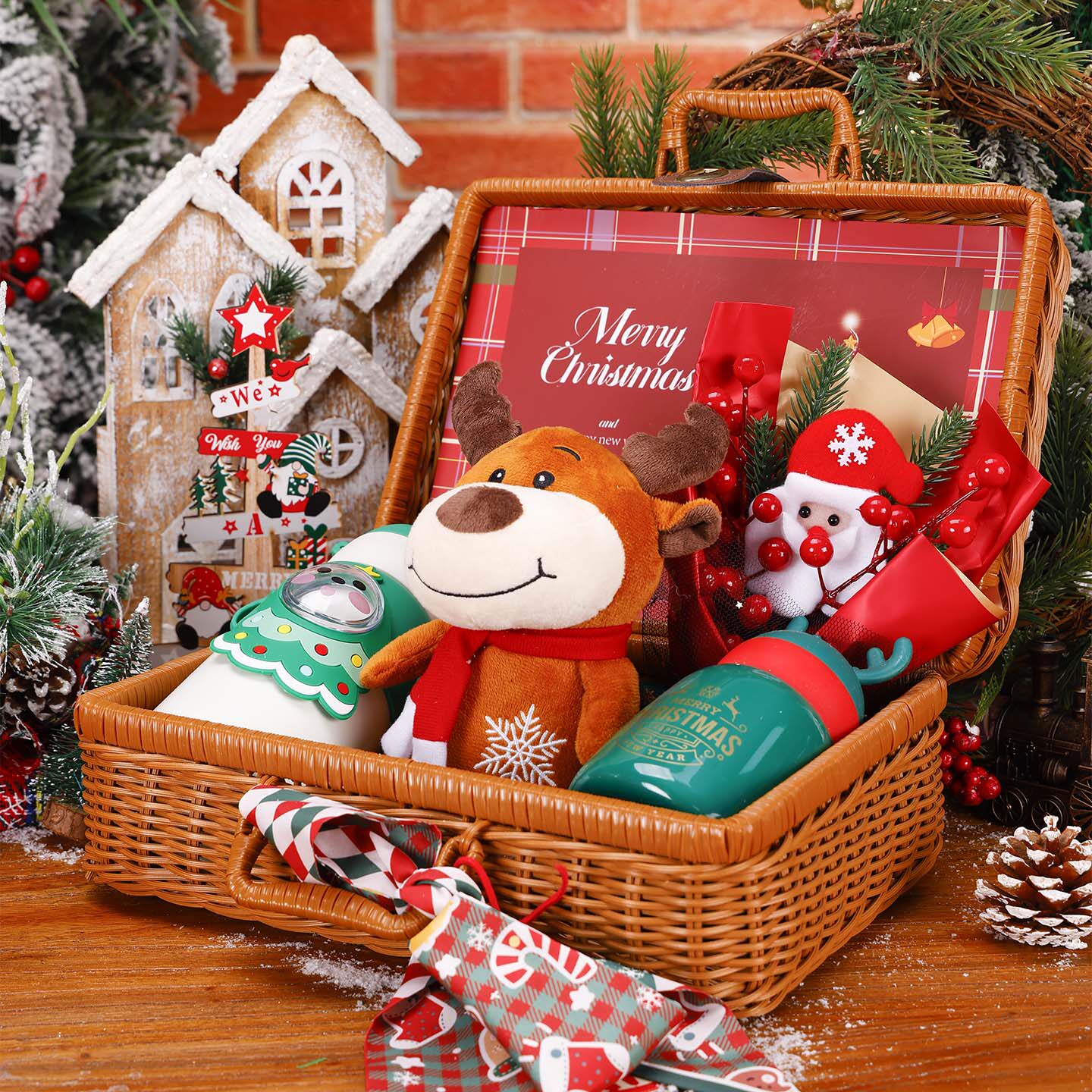 圣诞节礼盒空盒子圣诞礼物盒高级圣诞礼品包装盒平安夜苹果手提盒,淘宝优惠券,粉丝福利购,淘宝优惠卷