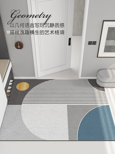 入户门地垫进门门口门垫2026新款玄关进户脚垫家用可裁剪丝圈地毯 - 图2
