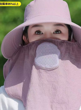 新疆西藏包邮帽子女太阳帽防紫外线遮阳护颈大帽檐干活帽女防晒空