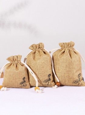 手工绣花古风荷包收纳小