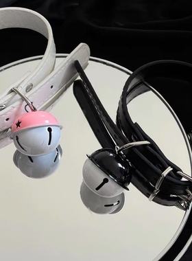 项圈女猫咪铃铛女M颈带牵引绳网红情侣饰品COS角色