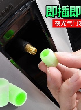 夜光汽帽轮胎自行车气门嘴爆闪