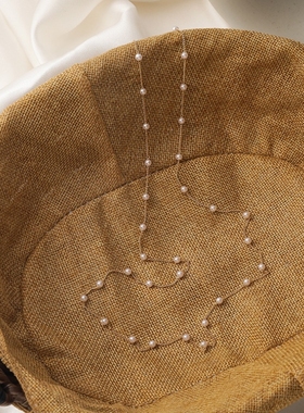 珍珠眼镜口罩挂绳神器项链