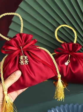 喜糖袋结婚专用布袋子婚