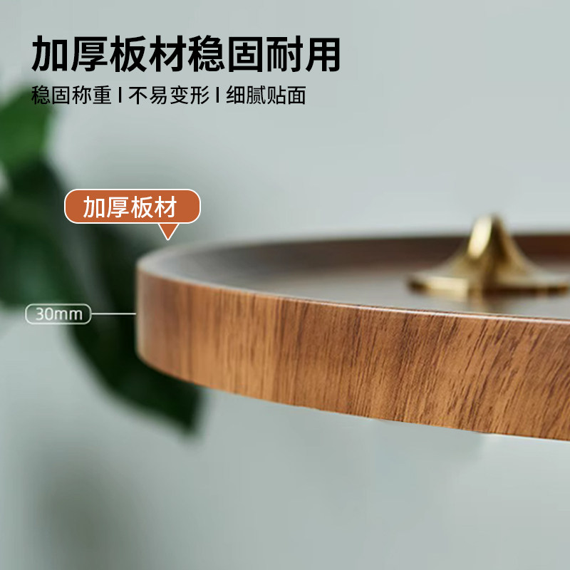 圆形桌面加厚餐厅转盘酒店圆盘面板家用圆形饭桌面60/80/90可定制,淘宝优惠券,粉丝福利购,淘宝优惠卷