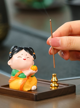 驭速治愈可爱唐仕女香插
