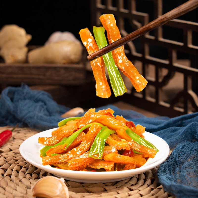 艾妍魔芋贡菜魔芋爽即食香辣蒜香酸辣酱腌菜下饭菜年货零食批发