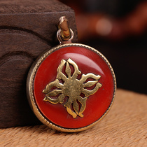 Peonel white Benny box Buddha hidden print hand hidden pendant m hanging and hanging buzzing worku pendant teaching degree character garbine bronze day