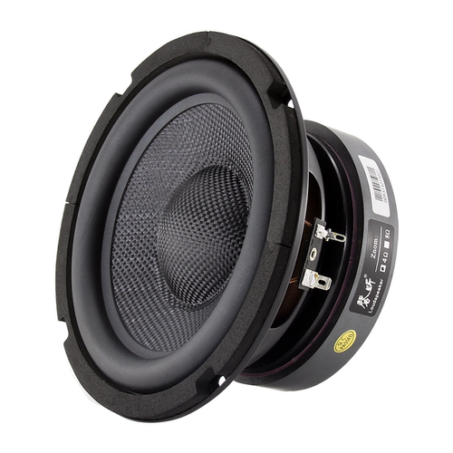 磬听6.5寸HIFI发烧级重低音炮纯音喇叭 玻纤编织音盆专业大钢炮圆 - 图1