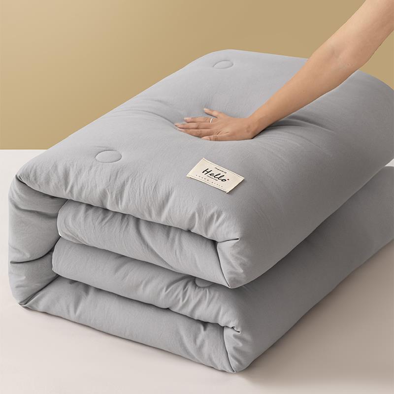 学生军训叠豆腐块A类大豆纤维被子160乘210宿舍单人被芯1米6x2米1 - 图3