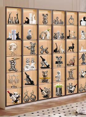 客厅酒柜装饰摆饰高级感办公室桌面轻奢高档电视餐边展示柜工艺礼