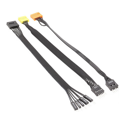 联想主板转普通电脑机箱 前置面板转接线 USB/音频/开关重启线/灯 - 图3
