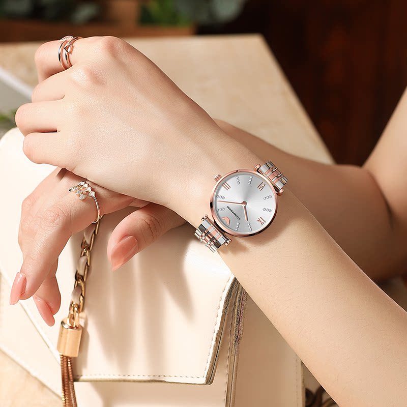 阿玛妮正品满天星女高级感新款手表 意鸣国产腕表