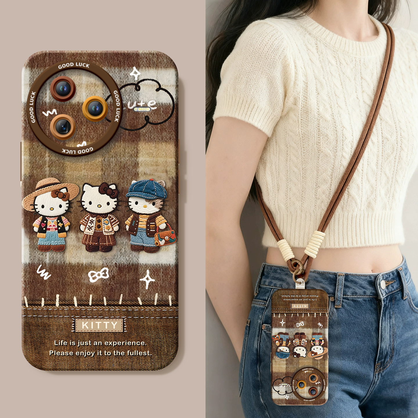 Kitty适用红米k80手机壳新款k70pro保护套K40游戏增强版小米K50至尊redmi全包k60por外壳redmik30系列 - 图3