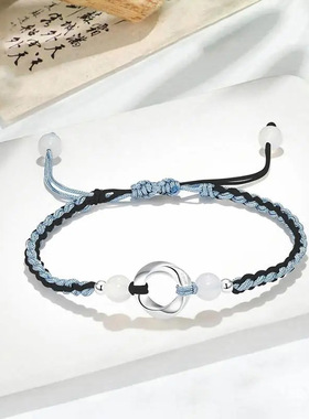 莫比乌斯手绳足银999女高级感