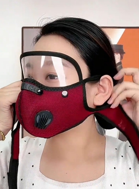 骑行面罩全脸防晒防护口罩防尘防风沙防紫外线护脸打农药防护罩镜