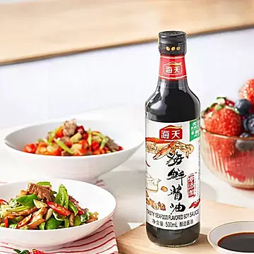 海天海鲜酱油500ml0添加